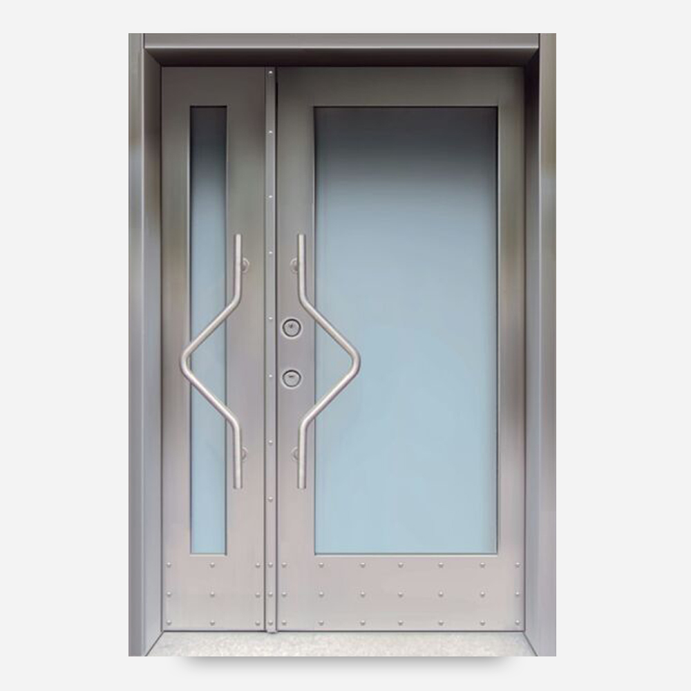 N-238 Model: Minimalist ve Endüstriyel Tasarım Çelik Kapı