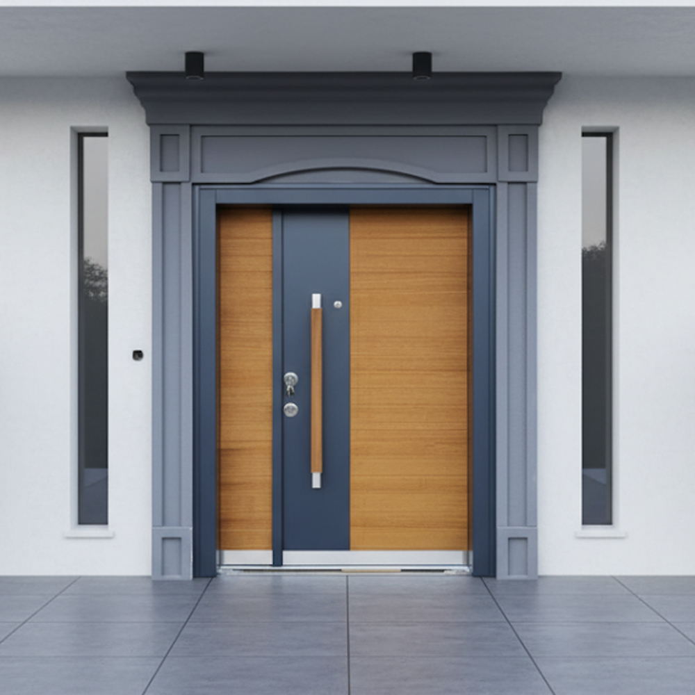 NVK-08 Model Minimalist Villa Giriş Çelik Kapısı